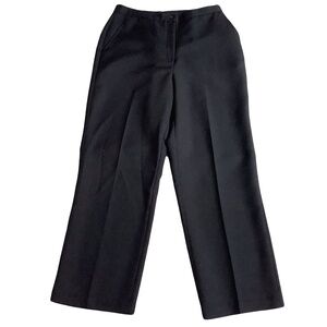 Black Wide Leg Pants (Partial Elastic Waist!)